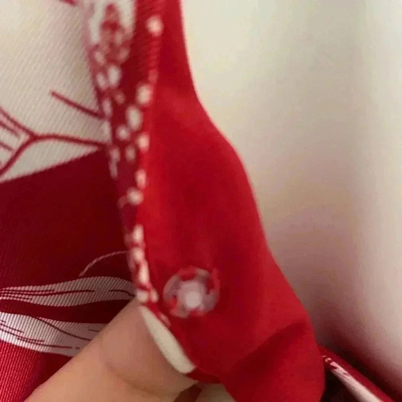 Rebecca Minkoff Mary Peplum  Wrap Top sz L - Picture 3 of 4